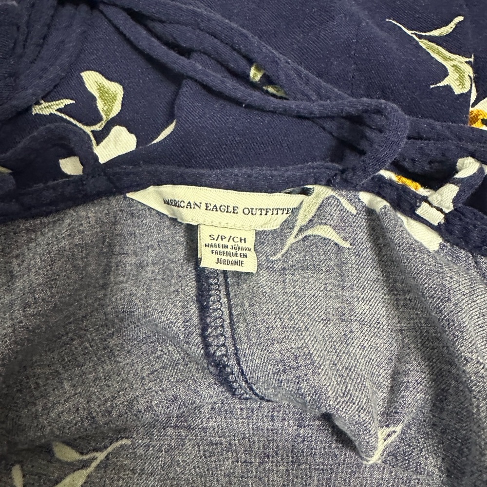American Eagle Outfitters Navy Floral Dress - Picture 3 of 4